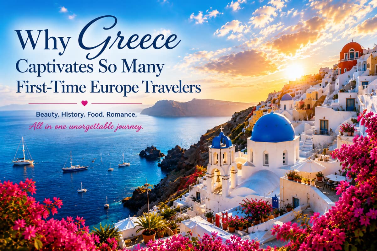 Read more about the article Why Greece Captivates So Many First-Time Europe Travelers