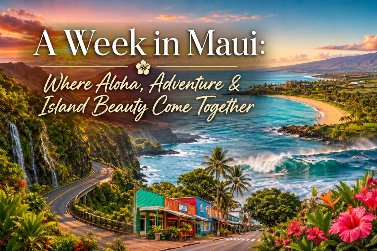 Read more about the article A Week in Maui: Where Aloha, Adventure & Island Beauty Come Together